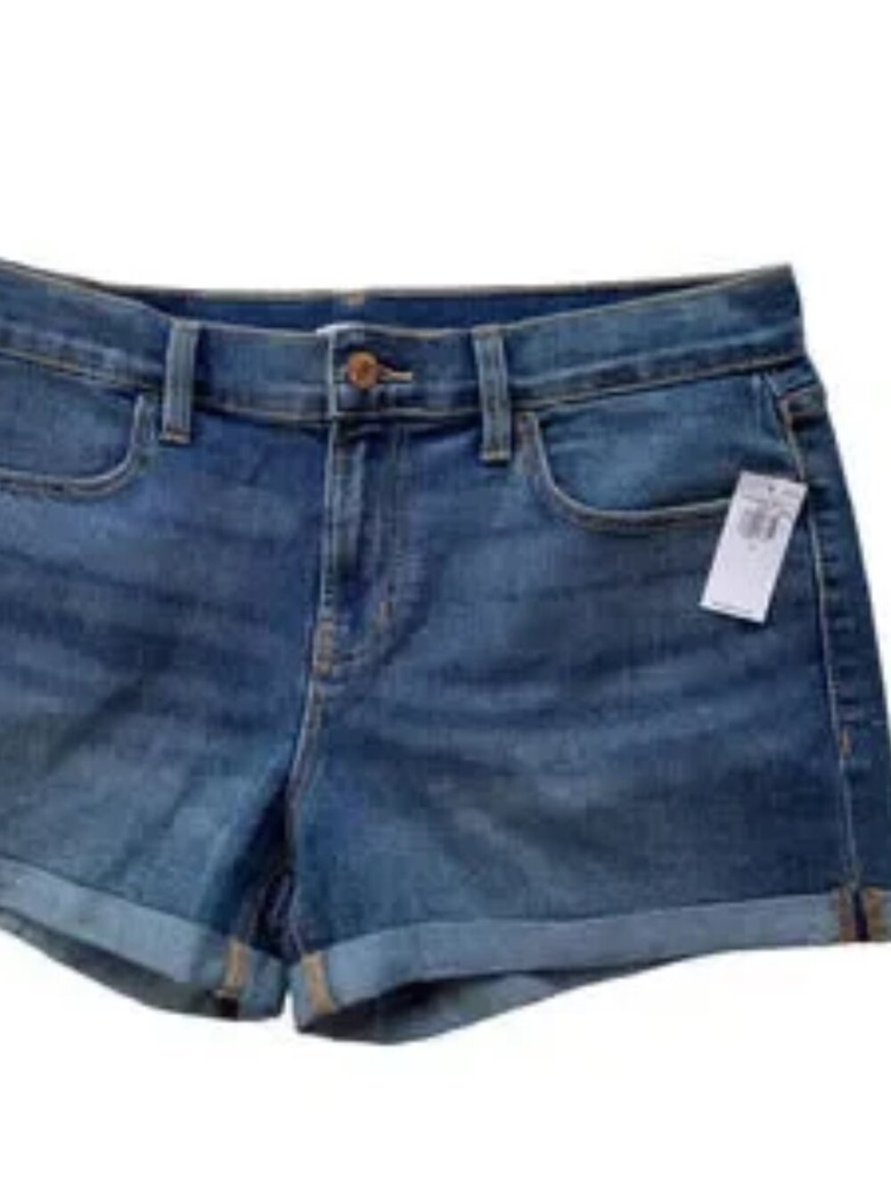 NEW Old Navy Cuffed Jean Shorts size 6